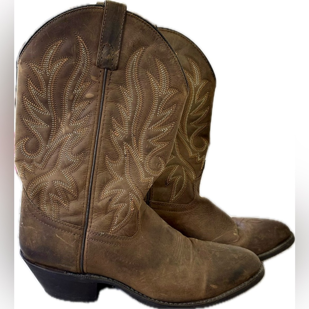 Laredo Tan Western Boots- Men's 9.5D